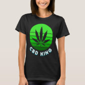 CBD King Capsule Oil Vape CBD Angstschmerzlinderun T-Shirt (Vorderseite)