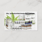 Cbd Oil-Visitenkarte Visitenkarte (Rückseite)