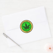 CBD-Öletiketten Runder Aufkleber (Umschlag)