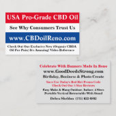 CBD Reno Visitenkarte (Vorne/Hinten)