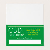 cbd Visitenkarten (Außenseite Aufgefaltet)