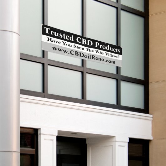 CBDoilReno Banner (Äußeres Gebäude)