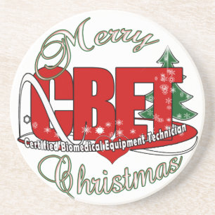 CBET CHRISTMAS Certified Biomedical Equipment Tech Getränkeuntersetzer