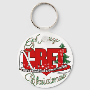 CBET CHRISTMAS Certified Biomedical Equipment Tech Schlüsselanhänger