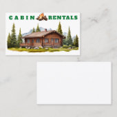 Cbin-Vermietung Visitenkarte (Vorne/Hinten)