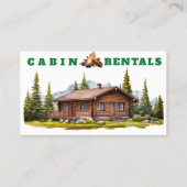 Cbin-Vermietung Visitenkarte (Vorderseite)