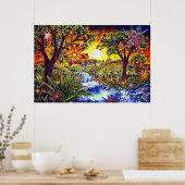 CBjork, BDazzled River Poster (Küche)