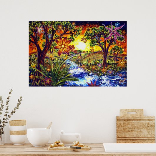 CBjork, BDazzled River Poster (Küche)