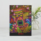 CBjork Einladungen Tacky Tiki Party (Stehend Vorderseite)