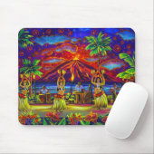 CBjork hawaiische Luau Mausunterlage Mousepad (Mit Mouse)