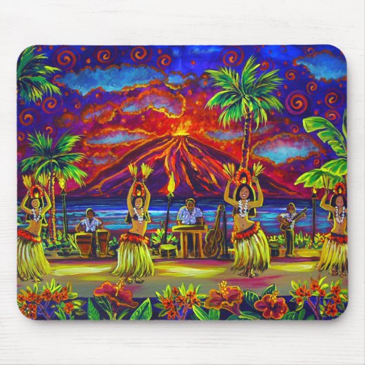 CBjork hawaiische Luau Mausunterlage Mousepad (Vorne)