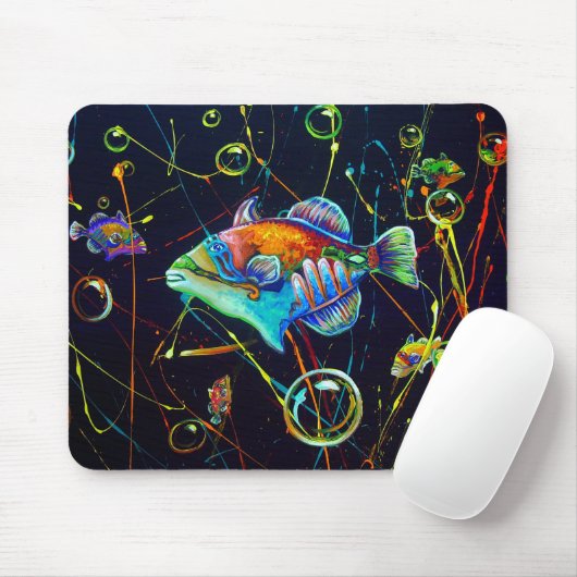 CBjork, hawaiischer Fisch-Riff-Auslöser Mousepad (Mit Mouse)