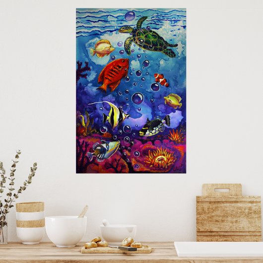 CBjork Magical Reef Poster (Küche)