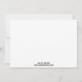 CBjork Party Einladungen glückliche Hula Lava (Rückseite)