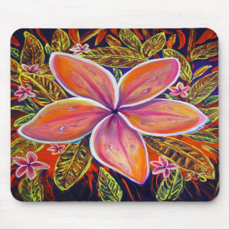 CBjork rosa Plumeria mousepad