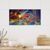 CBjork Tiki Big Wave Print Poster (Küche)