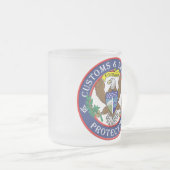 CBP EAGLE SCHILD MATTGLASTASSE (VorderseiteRechts)