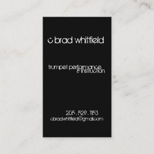 cbrad bizcard #1 visitenkarte