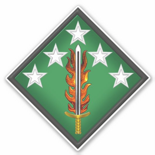 CBRNE-Befehl Aufkleber (Vorderseite)