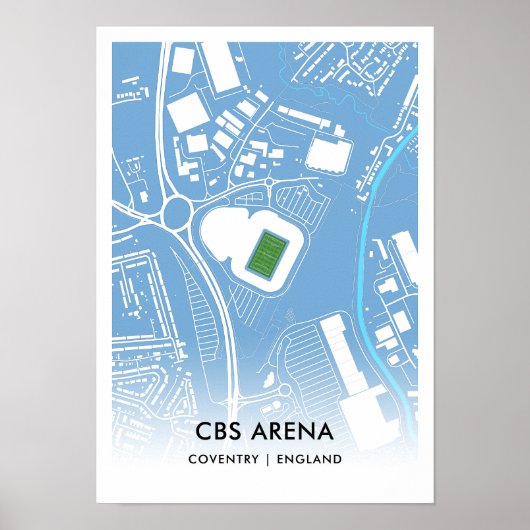CBS Arena Poster - Zuhause von Coventry City FC, E (Vorne)
