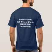 CBS-Bier pong T-Shirt (Rückseite)