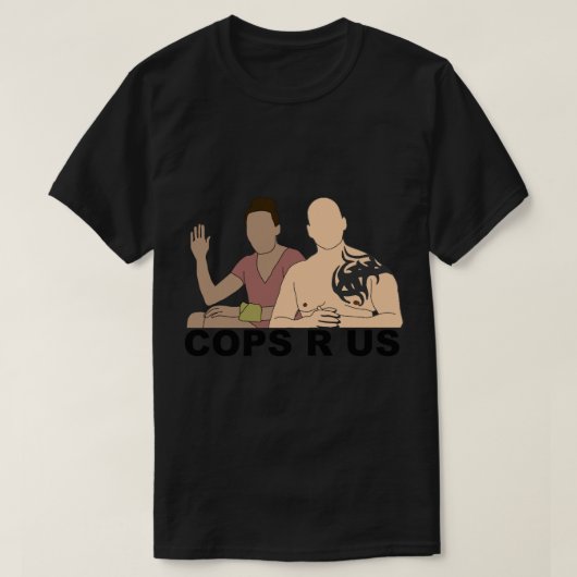 CBS Survivor Sarah &_ Tony- Polizisten R T-Shirt (Design vorne)