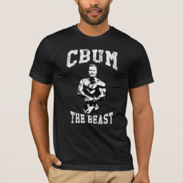 CBUM Gym Motivation Fitness Workout the Beast T-Shirt