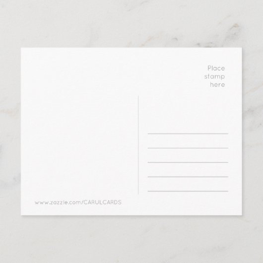 CC1059 FEIERTAGSPOSTKARTE (Rückseite)