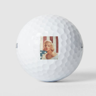 CC15 Marilyn Flag ZAZZ Golfball