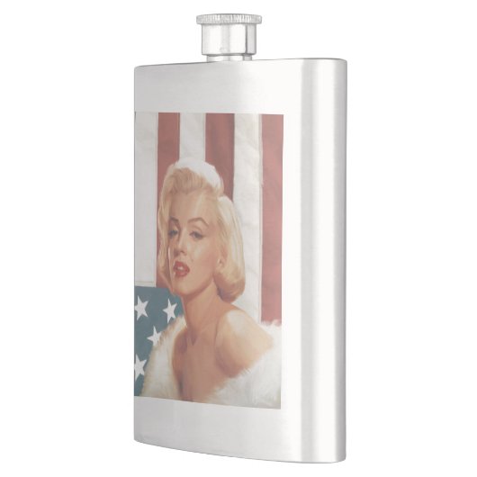 CC15 Marilyn Flagge ZAZZ Flachmann (Links)