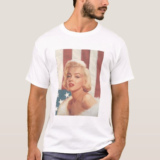 CC15 Marilyn Flagge ZAZZ T-Shirt (Vorderseite)