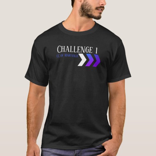 CC Challenge 1 Community Director Studentenlogik T-Shirt (Vorderseite)