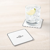 CC (Chic & Classic) Rechteckiger Pappuntersetzer (Vor Ort)