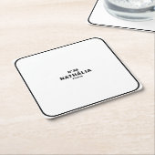 CC (Chic & Classic) Rechteckiger Pappuntersetzer (angewinkelt)