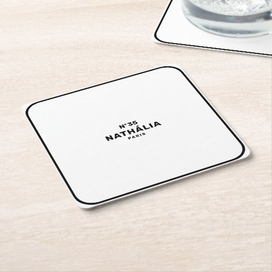 CC (Chic & Classic) Rechteckiger Pappuntersetzer (angewinkelt)