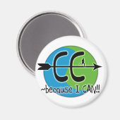 CC Cross Country - Weil ich kann!! Magnet (Vorderseite/Rückseite)