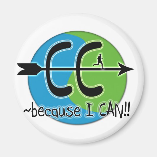 CC Cross Country - Weil ich kann!! Magnet (Vorne)