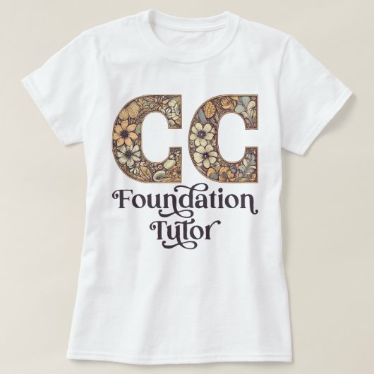 CC Foundations Tutor Classical Conversation T-Shirt (Design vorne)