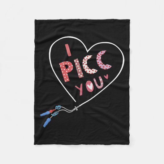 Cc Heart Valentine Vascular Access Team Cc Iv Nurs Fleecedecke (Vorderseite)