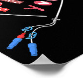 Cc Heart Valentine Vascular Access Team Cc Iv Nurs Poster (Ecke)