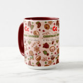 Cc ist für Weihnachtskekse Tasse (Vorderseite Links)