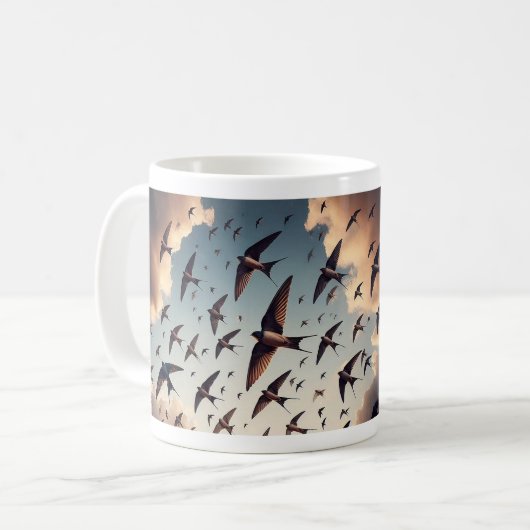 CC&L Tree Service Chimney Swift Tasse Design (Vorderseite Links)