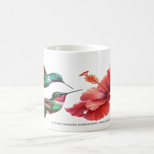CC&L Tree Service Red-Throated Hummingbird Tasse (Mittel)