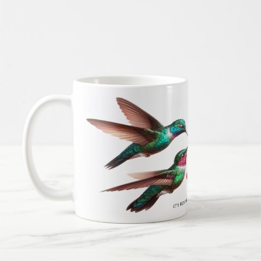 CC&L Tree Service Red-Throated Hummingbird Tasse (Links)