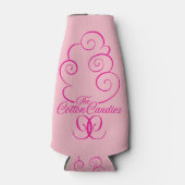 CC-Logo rosa Flaschenkühler (Vorderseite)