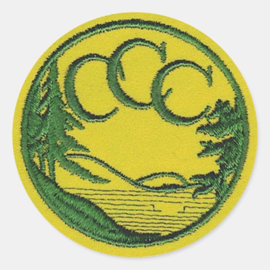 CCC-Patch Runder Aufkleber (Vorderseite)