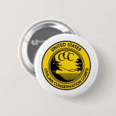 Ccc-Zivilerhaltungs-Korps Gedenk Button (Vorne & Hinten)