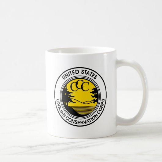 Ccc-Zivilerhaltungs-Korps-Tribut Kaffeetasse (Rechts)
