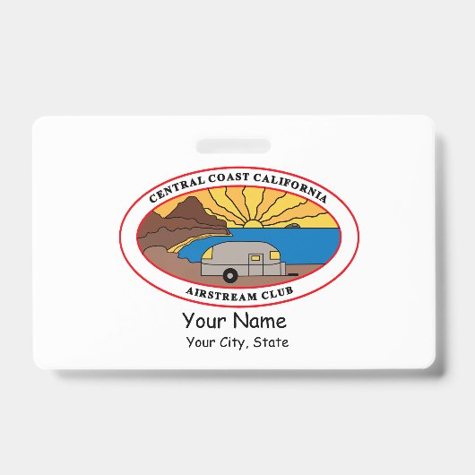 CCCAC Name Abzeichen Ausweis (Vorderseite)