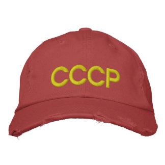 CCCP BESTICKTE BASEBALLKAPPE